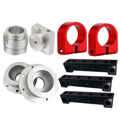CNC Custom Milling Parts ความแข็งชิ้นส่วนฮาร์ดแวร์โลหะ Silver ISO9001