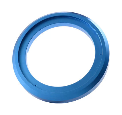 คอมโพเนนต์อลูมิเนียม CNC Milling Components Anodizing Blue Services