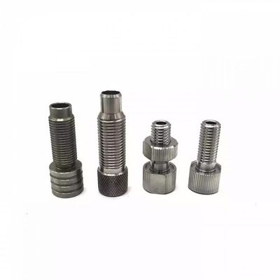 ชิ้นส่วนกลึง CNC สแตนเลส / ไทเทเนียมความแม่นยำสูงทางกล
