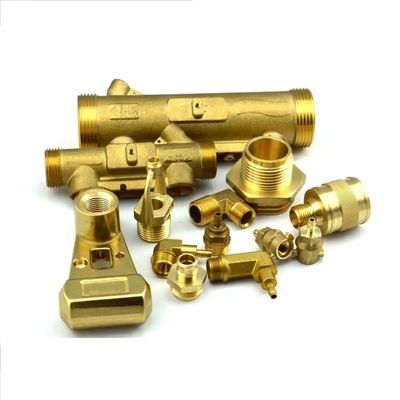 ฮาร์ดแวร์ CNC กลึงชิ้นส่วนทองเหลืองความแม่นยำ CNC Machining ทองเหลืองแบบกำหนดเองชุบแข็ง