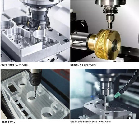 ชิ้นส่วนกลึง CNC ความแข็ง Anodizing ส่วนประกอบเครื่องจักรกลซีเอ็นซี