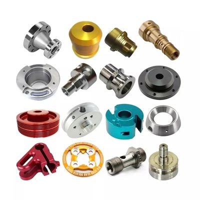 ส่วนประกอบชิ้นส่วนกลึง CNC ที่เสถียร Anodized สีสันสดใสปรับแต่งได้