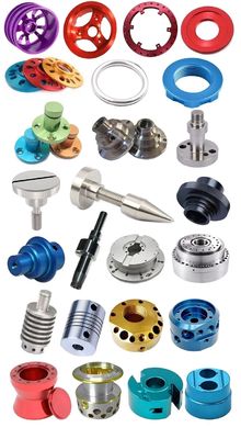 ส่วนประกอบชิ้นส่วนกลึง CNC ที่เสถียร Anodized สีสันสดใสปรับแต่งได้
