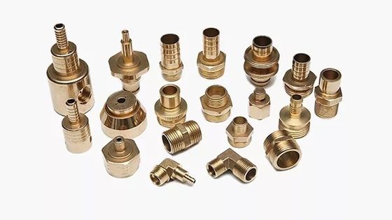 ชิ้นส่วนทองเหลือง CNC ความแม่นยำที่กำหนดเองความแข็งชิ้นส่วนกัด OEM