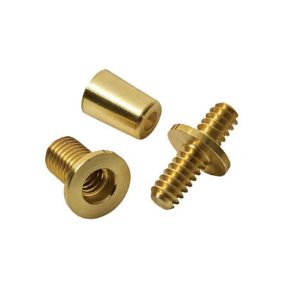 ชิ้นส่วนทองเหลือง CNC แบบกำหนดเอง OEM / ODM ทนทานสำหรับระบบอัตโนมัติทางอุตสาหกรรม