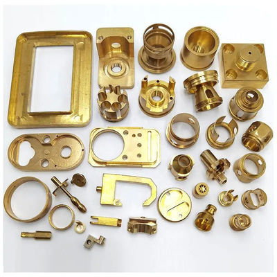 ชิ้นส่วนทองเหลือง CNC แบบกำหนดเอง OEM / ODM ทนทานสำหรับระบบอัตโนมัติทางอุตสาหกรรม