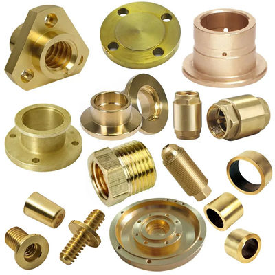 ชิ้นส่วนทองเหลือง CNC แบบกำหนดเอง OEM / ODM ทนทานสำหรับระบบอัตโนมัติทางอุตสาหกรรม