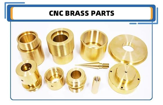 ชิ้นส่วนทองเหลือง CNC แบบกำหนดเอง OEM / ODM ทนทานสำหรับระบบอัตโนมัติทางอุตสาหกรรม