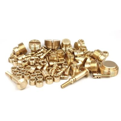 ชิ้นส่วนทองเหลือง CNC แบบกำหนดเอง OEM / ODM ทนทานสำหรับระบบอัตโนมัติทางอุตสาหกรรม